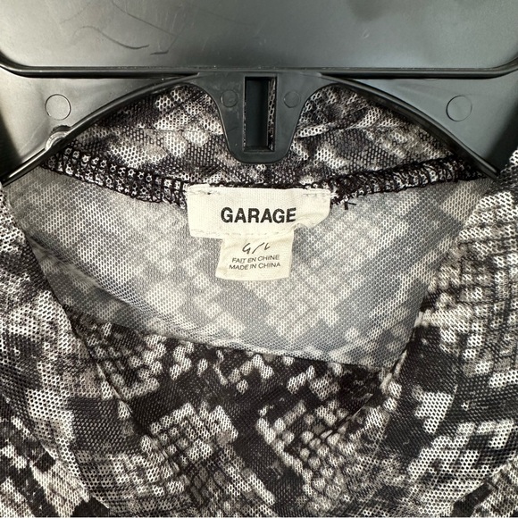 Garage Women’s Snakeskin Crop Top - Picture 3 of 5